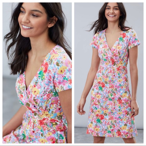 Joules JUDE JERSEY WRAP DRESS - Picture 3 of 5